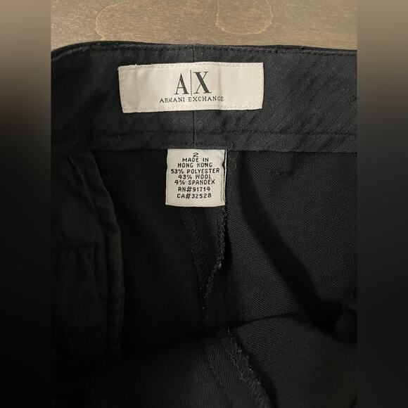 A/X Armani Exchange Women’s Black Slacks with Sequins Embellishment- size 2 - Picture 3 of 5